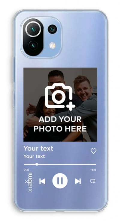 Gepersonaliseerd - Case Company® - Hoesje geschikt voor Xiaomi Mi 11 Lite hoesje - Music Player - Soft Cover Telefoonhoesje - Bescherming aan alle Kanten en Schermrand