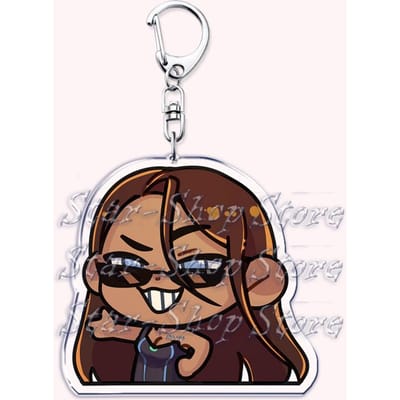 Schattige Buitenaardse Podiumhuisgenoten Chibi Sleutelhangers voor Dames Accessoires Tas Luka Ivan Till Mizi Hyuna Sua Sleutelhangers Sieraden Fans Cadeaus black