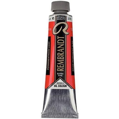 Rembrandt Olieverf Tube 40 ml Permanentrood Licht 370