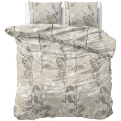 Sleeptime Dekbedovertrek Essence Zand - Eenpersoons 140 x 200/220 cm + 1 kussensloop
