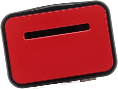 3D Stappenteller - Fitness Tracker - Dagelijkse Beweging - Zonne-energie Opladen - 3 Knops Bediening - Rood