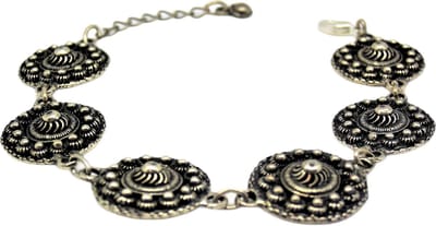 Armband 6 platte Zeeuwse knop