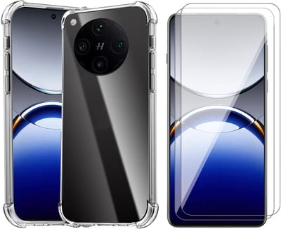 Hoesje geschikt voor Oppo Find X8 - 2x Screenprotector Glas - Shockproof Transparant