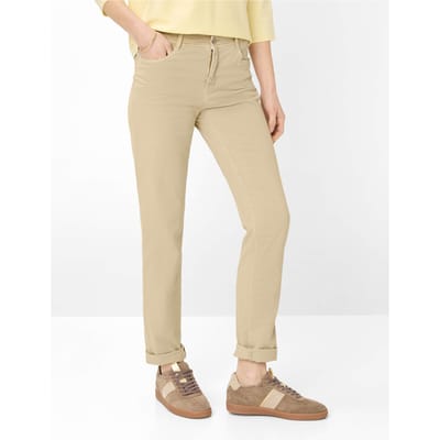 Brax Dames Jeans  Style MARY SANDSHELL, beige, maat 40