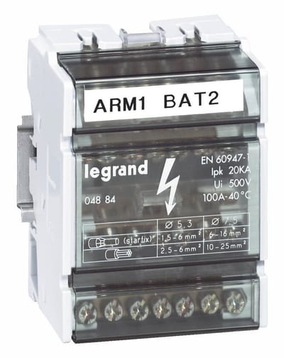 Klemblok 4P/100A Elektrische Installatie