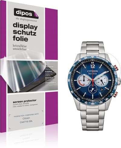 dipos – 6x Beschermfolie geschikt voor Citizen CA4716-50L | Krasbestendige & heldere Screenprotector Ultra-Thin