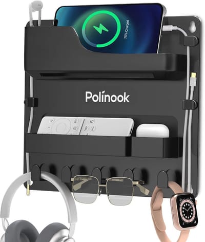 Wandmontage Plank Organizer - Nachtkastje Plank Muur Mount Telefoonhouder voor Slaapkamer