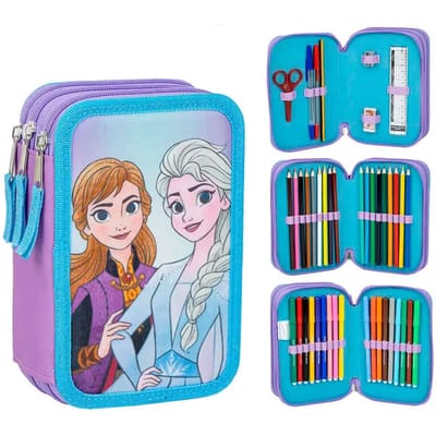 Disney Frozen Tekenen Knutselen Etui Meisjes - 44 Stuks