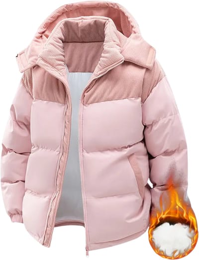 Winterjas Heren - Parka - Winter - Jas - Volwassen - Stijlvol - Roze - S