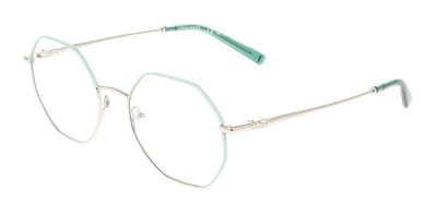 Longchamp LO2166 Silver/green 54/19/145 WOMAN Brilmonturen