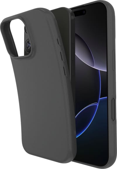 Cazy hoesje geschikt voor iPhone 16 Pro Hoesje Siliconen - Flexibele 100% GRS Case - Zwart