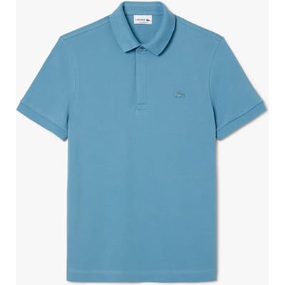 Lacoste Heren Paris Piqué Stretch Regular Poloshirt (Licht Blauw)