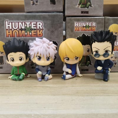 Hunter Hunter Gashapon Jouets Killua Zoldyck Kurapika Gon Freecss Figurine Anime Modèle Ornements Jouets Durable 5cm to 6cm