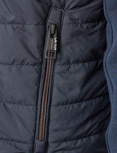 CASA MODA comfort fit sweatvest - donkerblauw