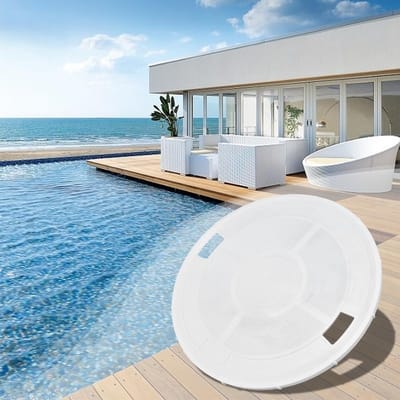 Dailygoods- Skimmer Deksel 23cm - Duurzaam Kunststof - Betrouwbaar - Handig - Praktisch - Eenvoudige Installatie - Zwembadafdekking