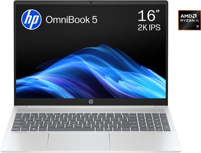 HP OmniBook 5 16-bc1753nd - Laptop - Ryzen 7 - 16GB/1000GB - 16 inch