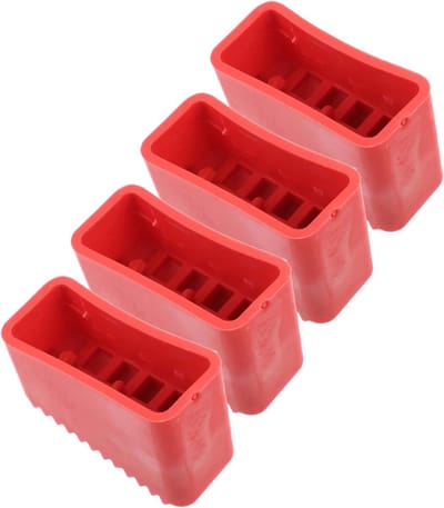 Laddervoeten - Trapladder Stabilisator - Ladder Stabiliseren - Antislip Rubber - 5.5 x 3.8 x 2.5 cm - Roze