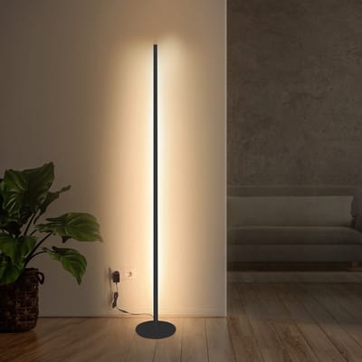 LED Vloerlamp 7W - 156cm Hoeklamp Staande Lamp - RGB Sfeerverlichting Dimbaar - App en afstandsbediening - Game Lamp