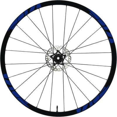 Velgenstickers Fiets - Wielrand stickers - Fiets personaliseren - Duurzaam vinyl materiaal - 26-29 inch - Blauw