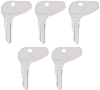 Jhubersproducts - Tractor Sleutels - 5Pcs Sleutels - Geschikt voor Kubota en Mahindra - Universeel formaat - Betrouwbare vervangingen - Ideaal voor tr
