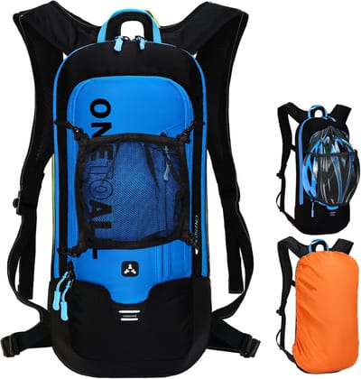 QIN® Hardloop Rugzak - Running Backpack - Hardlooprugzak - Waterdichte Sportrugzak - 5L - Zwart - 7cm x 22cm x 46cm