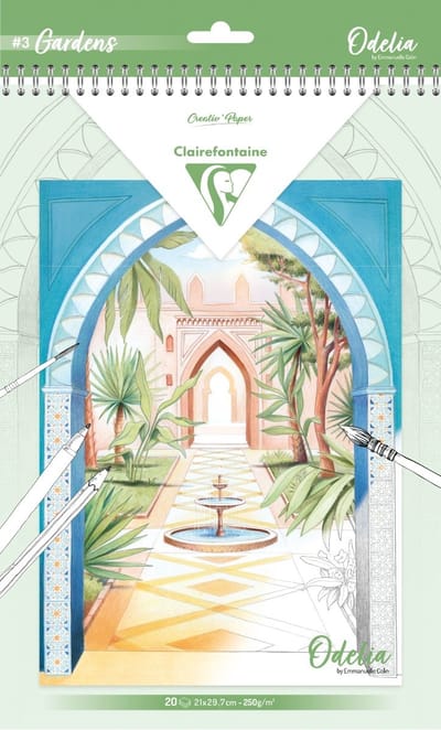 Kleurboek Odelia 3 Gardens - Emmanuelle Colin