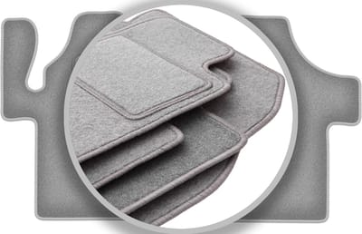Grijze automatten voor: Mercedes Vito II W639 bestelbus (2003-2014)