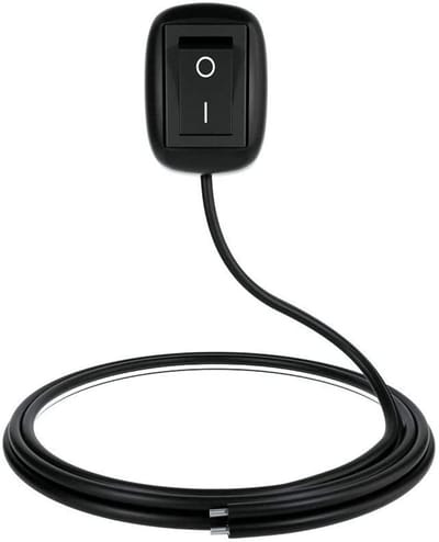 Universele 12V Aan/Uit Knopschakelaar met Zelfklevende Montage voor Auto en Motor