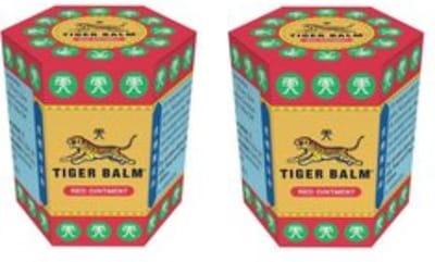 Tiger Balm Rood - 2 Stuks - Tijgerbalsem - Spierbalsem - Tegen spierpijn en gewrichtsklachten - 19 gram