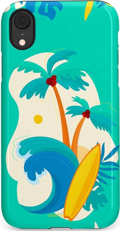 Casetastic Hoesje Geschikt voor Apple iPhone Xr - Stijlvolle Beschermende Duo-layer Case - Golvennoot