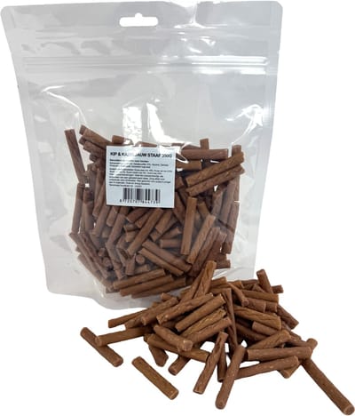 I Am Mini Sticks - Zachte Hondensnack Kip Kabeljauw - 350 Gr, Trainingssnack, Aanvullende Snack