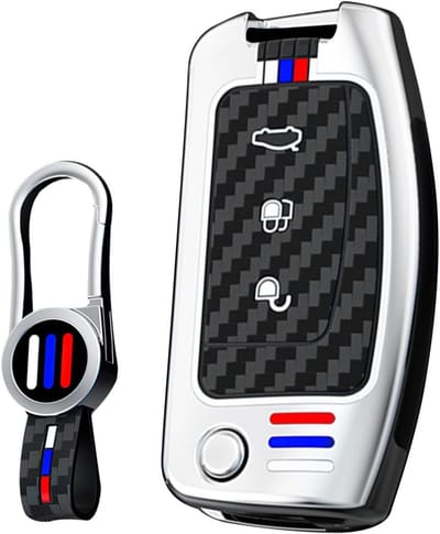 Beschermende Sleutelhoes voor Ford Auto met Ruimte voor 3 Sleutels - Ideaal voor Fiesta, Focus, Mondeo en Ecosport