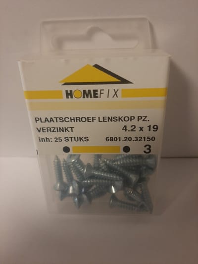 Homefix Plaatschroef Lenskop PZ
