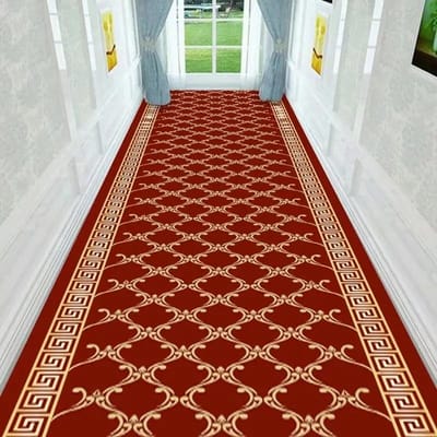 Luxe Europese Lange Gang Tapijt Runner Klassieke Hotel Gang Decoratie Huis Gang Niet-slip Lange Mat Loopbrug Tapijt Wasbaar 160*200cm