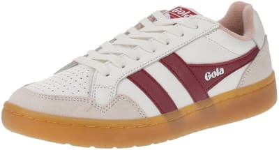 Gola Eagle 86 - Damesschoen - Wit-Cerise-Roos-Gum