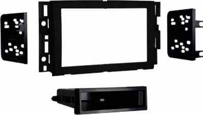 2-DIN Paneel geschikt voor GMC/Suzuki/Chevrolet/Hummer - Kleur: Zwart (METRA)