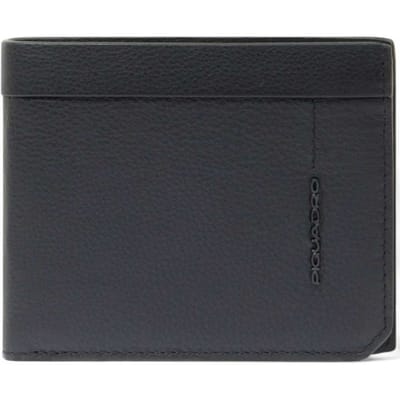 Piquadro Wallet Kiri Man Leder Zwart - PU4518W137R-N