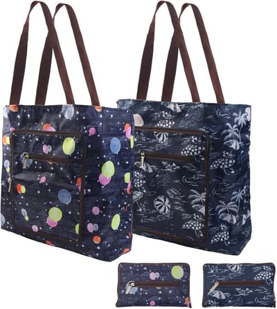 Vouwbare boodschappentas 45 x 35 - Oxford stof - herbruikbaar - ideaal voor dagelijkse boodschappen - SnelShoppen