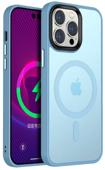 Mobiq Telefoonhoesje geschikt voor iPhone 15 Pro Max - Geschikt voor Magsafe - Magnetisch opladen