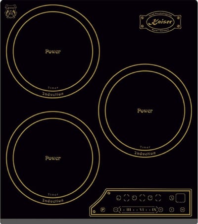Kaiser inductiekookplaat KCT 4795 FI AD, inbouwkookplaat, KCT 4795 FI AD, 3 kookzones, 45 cm