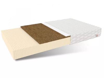 FDM® TORO Matras 90x200 cm - Hoogte 12 cm H2 en H3 - Koudschuim Latex Matrassen - Dubbelzijdig - 7 zones - Antiallergisch