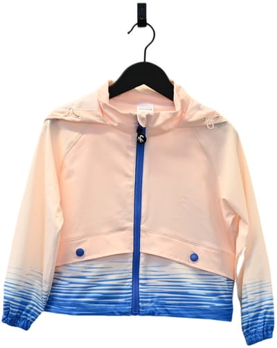 Ducksday - Windbreaker Zomerjas Dames - Windstopper - Windjack - Waterafstotend - UV-Werend - Ademend - Reflector - Manta - Blauw Beige - Maat Large