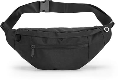 YONO Heuptas – Heren en Dames – Buideltasje – Fanny Pack Outdoor, Wandelen, Reizen – Crossbody Telefoon en Paspoort Tasje – Zwart