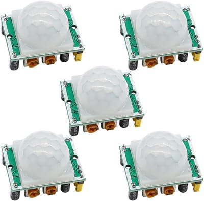 PIR Bewegingssensor Module voor Arduino en Raspberry Pi - 5 Stuks