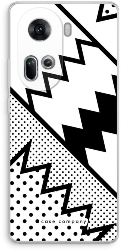 Case Company® - Hoesje geschikt voor Oppo Reno 11 hoesje - Pop Art #5 - Soft Cover Telefoonhoesje - Bescherming aan alle Kanten en Schermrand