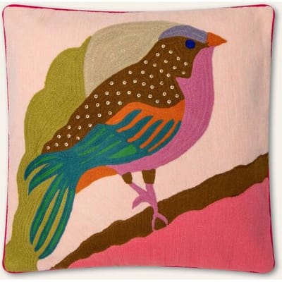 Oilily Kussenhoes Bird 50*50- maatOne size Apricot Blush