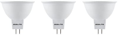 Asalite LED Lamp MR16 GU5.3 Fitting - 5W = 39W - 400 Lumen - 4000K Neutraal Wit Licht - Niet Dimbaar - 12V - 3 stuks