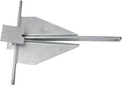 Danforth anker - gegalvaniseerd - 3 kg
