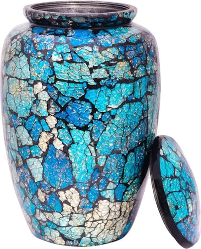 XXL As Urn - 3.5 Liter - Crematie Urn - Uniek - Voor Huisdieren of Menselijk As - Crematie As - Mini Urn - Decoratie Urn - Luxury Art