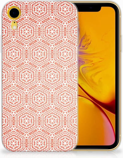 Apple iPhone Xr TPU bumper Pattern Orange